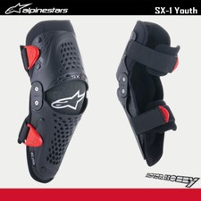 GINOCCHIERE CROSS BAMBINO ALPINESTARS SX-1 YOUTH CON SNODO NERO