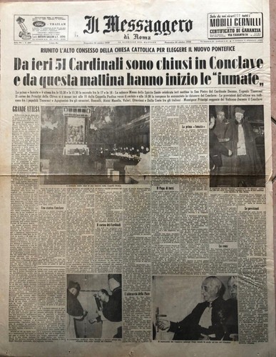 Elezione papa giornale - elezione,