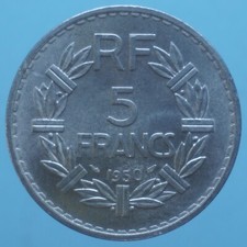 FRANCIA IV REPUBBLICA 5 FRANCHI 1950 ALLUMINIO COIN FDC CURRENCY COLLEZIONE