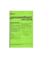 ROLAND MC-303 MANUALE DI