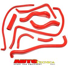 KIT 9 TUBI ACQUA LANCIA DELTA HF INTEGRALE 8V. ROSSO MANICOTTI WATER COOLANT