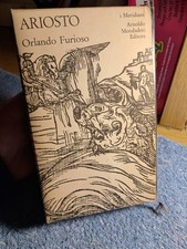 LUDOVICO ARIOSTO ORLANDO FURIOSO COFANETTO I MERIDIANI MONDADORI 1976 prima ediz