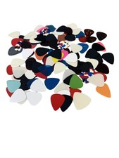 Lotto 120 plettri chitarra colori misti nylon celluloide Wabash D'Andrea Fender USA