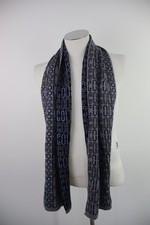 LIU JO MILANO SCIARPA UOMO DONNA UNISEX WOMAN MAN VINTAGE SCARF DOUBLE-FACE LOGO