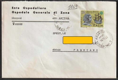 1069 busta arcevia - 1069, (ancona)