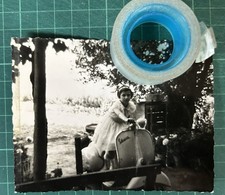 Rara Foto originale PIAGGIO VESPA 150 a Genova anni’ 50