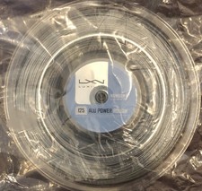 Luxilon ALU POWER RAW 125 (argento) Corda da tennis 726 piedi 220 m mulinello