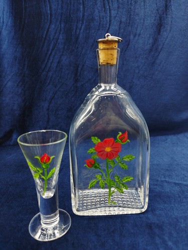 Set caraffa calice - calice, vetro