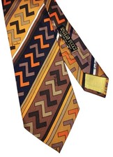 Emilio Pucci Luxury Vintage Tie Silk 100% Extremely Rare Piece 70s-80s Perfect 