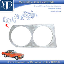 Telaio faro sinistro Mercedes-Benz W107 R/C 107 SL SLC US