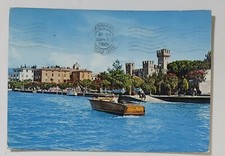 01401 639 Cartolina - Brescia - Sirmione - 1961 - motoscafo RIVA