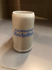 Vecchio boccale birra ceramica Kulmbacher Reichelbräu 1L. rarità.