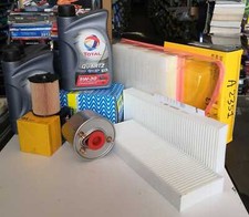 KIT 4 FILTERS + TOTAL OIL