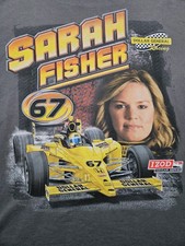 Sarah Fisher #67 Indy Car Racing T-Shirt Men’s 2XL Dollar General IRL Indy 500