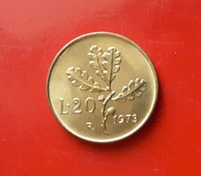 20 LIRE 1973 ERRORE - BORDO