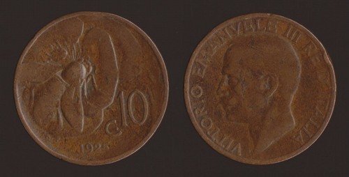 Centesimi 1925 ape - centesimi,