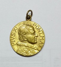 [NC] VATICANO - PIO XI° - Medaglietta / Souvenir / Ricordo di Roma (Bronzo 23mm)