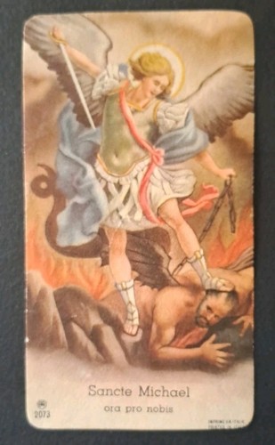 Antico santino holy card - ,