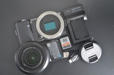 Sony Alpha NEX-5 16,1 megapixel fotocamera digitale nera (kit con obiettivo 1...