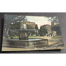 Cartolina Alessandria - Fontana Giardini Pubblici