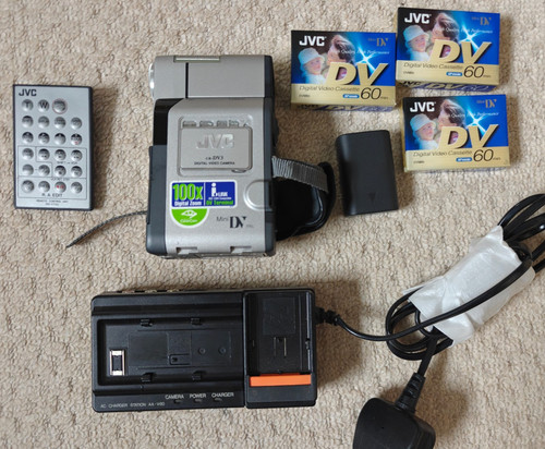 Jvc dv3 videocamera - jvc, gr-dv3