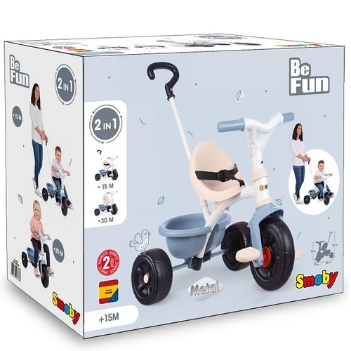 Smoby triciclo fun azzurro - triciclo,