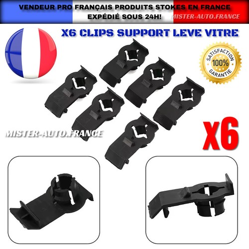 Clips coulisse guide - x6,
