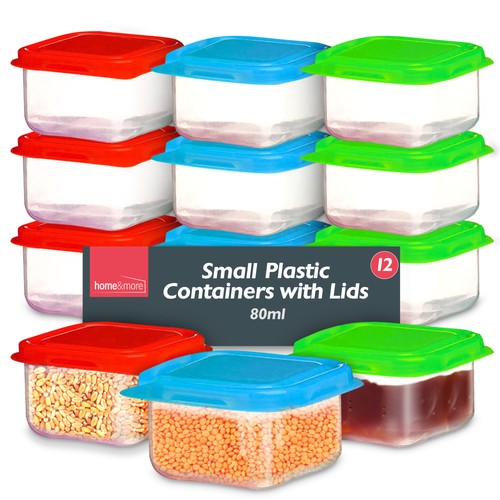 12pz mini contenitori plastica - contenitori,