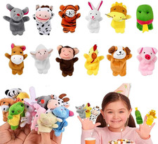 12 Pezzi Di Burattini Da Dito