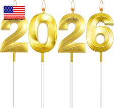 Graduation Candle Gold 2026