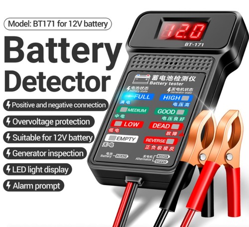 Car battery tester - car, digital