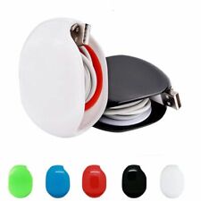 1PZ Chiusura Automatica Cavo Organizzatore Bobina Avvolgitore Auricolari Wrap
