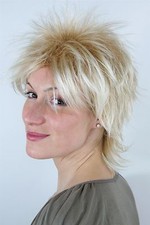 Parrucca Bionda Striata Taglio