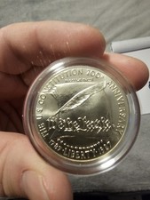 Moneta Costituzione Stati Uniti 1987 Dollaro Argento