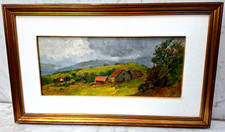 Amedeo Merello (Genova 1890- Fumeri GE 1979) ' MATTINA DI PRIMAVERA A FUMERI'