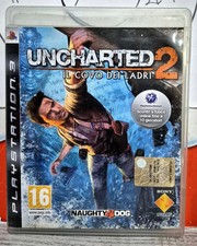 UNCHARTED 2 IL COVO DEI LADRI PS3 COVER PRIMAA STAMPA DISCO PLATINUM ITALIANO, B