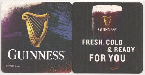 Guinness beer mat fresh - -, "fresh