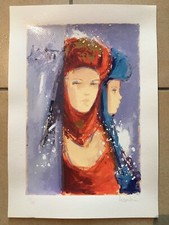 GIULIANO TROMBINI 35x25cm SERIGRAFIA SU CARTA LITOGRAFIA 15 SU 150 STAMPE STAMPA