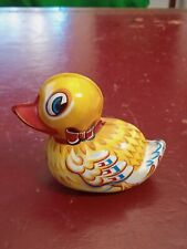 Tin toy Duck Giocattolo Latta Vintage Lehmann paak paak 903 Western Germany