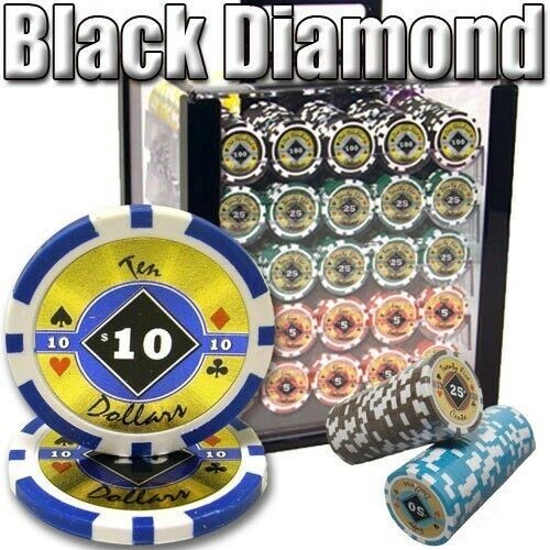 Set 1000 fiches poker - , black