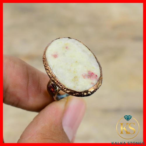 Anello elettroformato pietra - anello,