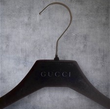 Gruccia Stampella GUCCI velluto nero black velvet Originale New