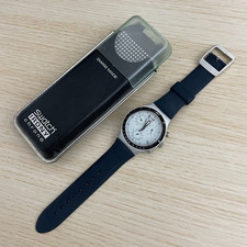 Orologio SWATCH Irony Chrono SIBERIAN, alluminio, YCS4003, con data, mai indossato IMBALLO ORIGINALE