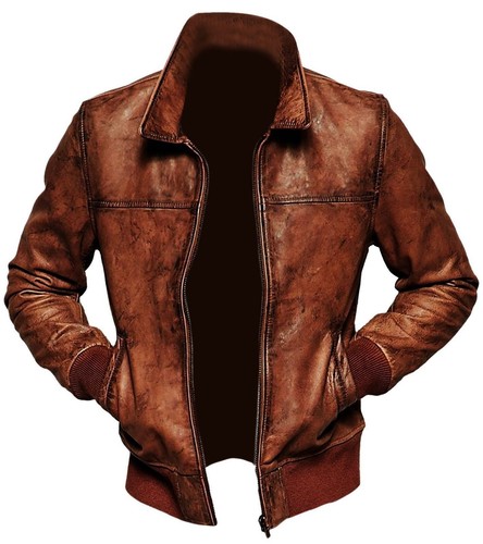 Giubbotto pelle uomo - , biker