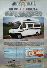Brochure vendita auto trail