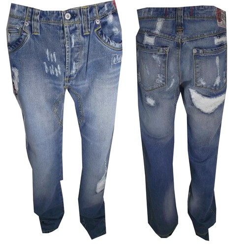Jeans uomo slim - fit, strappati