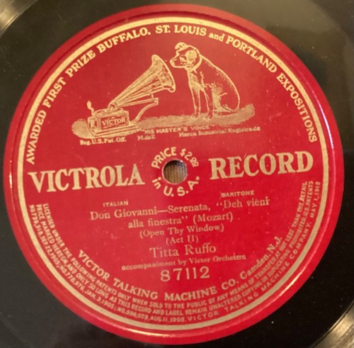 Titta ruffo rpm victor - 78,