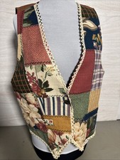 Gilet floreale patchwork