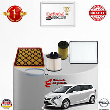 KIT TAGLIANDO 4 FILTRI OPEL ZAFIRA C 1.6 CDTI 100KW 136CV DAL 2014 ->
