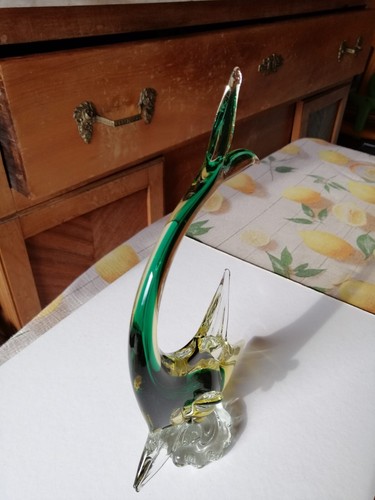 Scultura pesce vetro di - vetro,